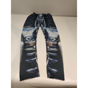 TAFI Machine Leggings - Steampunk Mechanical/Robot Cyborg Yoga leggings XS